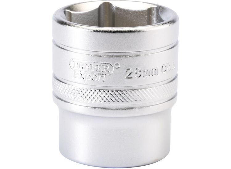 Draper 16619 1/2" Sq. Dr. 6 Point Metric Socket (28mm)