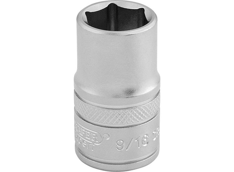 Draper 16627 1/2" Sq. Dr. 6 Point Imperial Socket (9/16")