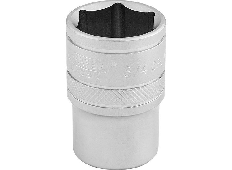 Draper 16631 1/2" Sq. Dr. 6 Point Imperial Socket (3/4")