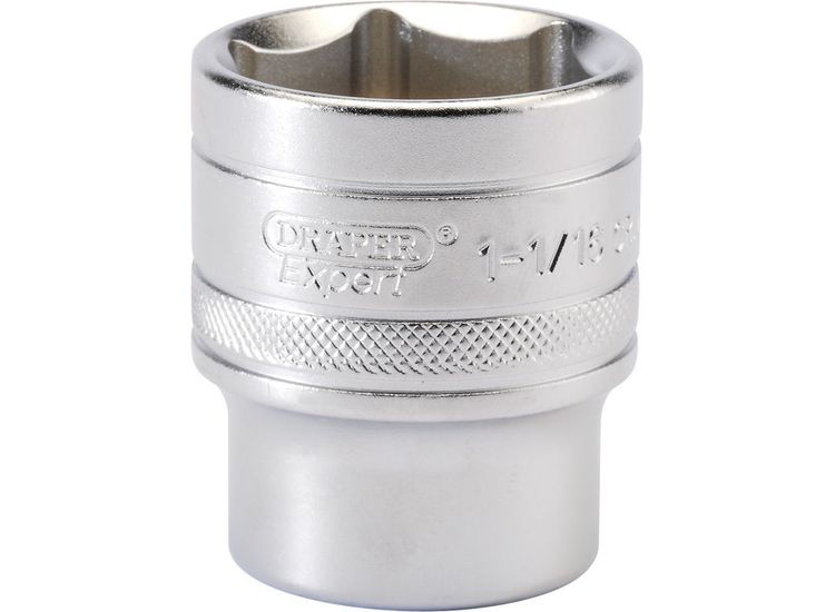 Draper 16635 1/2" Sq. Dr. 6 Point Imperial Socket (1.1/16")