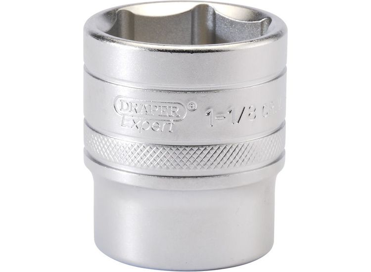 Draper 16636 1/2" Sq. Dr. 6 Point Imperial Socket (1.1/8")