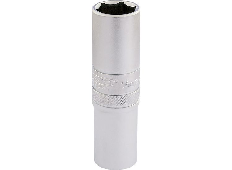 Draper 16648 1/2" Sq. Dr. 6 Point Metric Deep Socket (16mm)