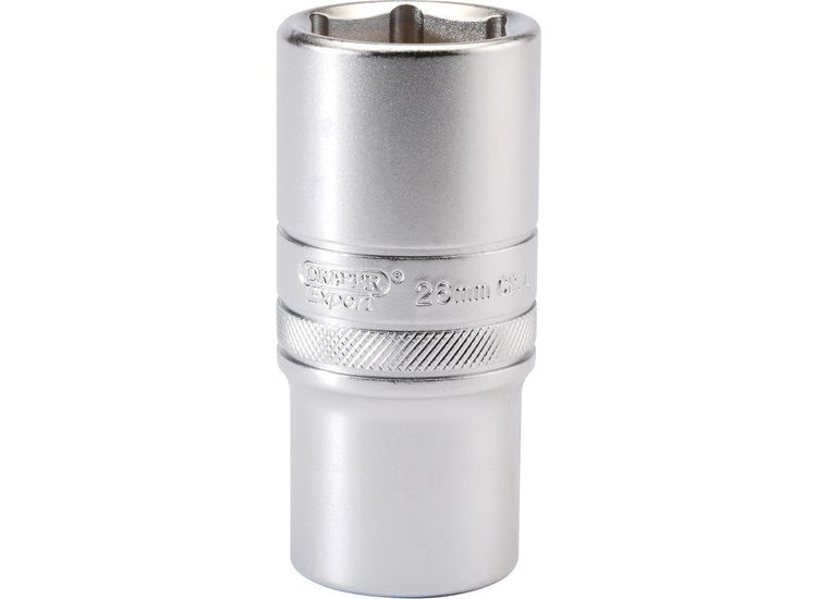 Draper 16656 1/2" Sq. Dr. 6 Point Metric Deep Socket (26mm)