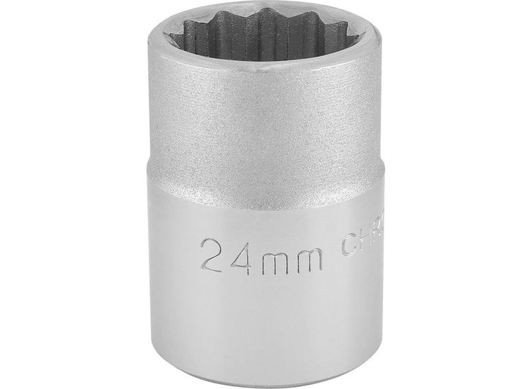 Draper 16692 3/4" Sq. Dr. 12 Point Socket (24mm)
