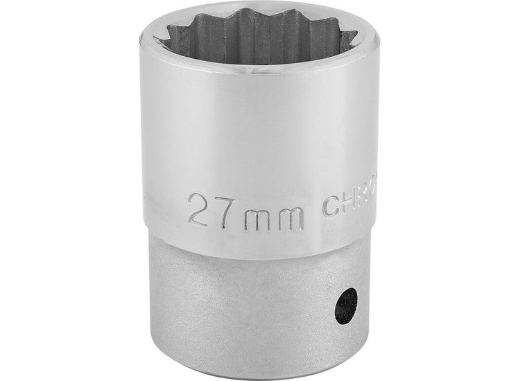 Draper 16696 3/4" Sq. Dr. 12 Point Socket (27mm)