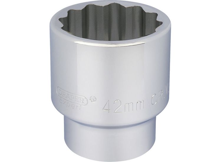 Draper 16705 3/4" Sq. Dr. 12 Point Socket (42mm)