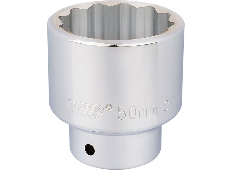 Draper 16707 3/4" Sq. Dr. 12 Point Socket (50mm)