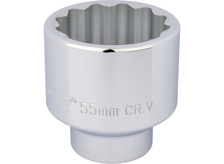 Draper 16708 3/4" Sq. Dr. 12 Point Socket (55mm)