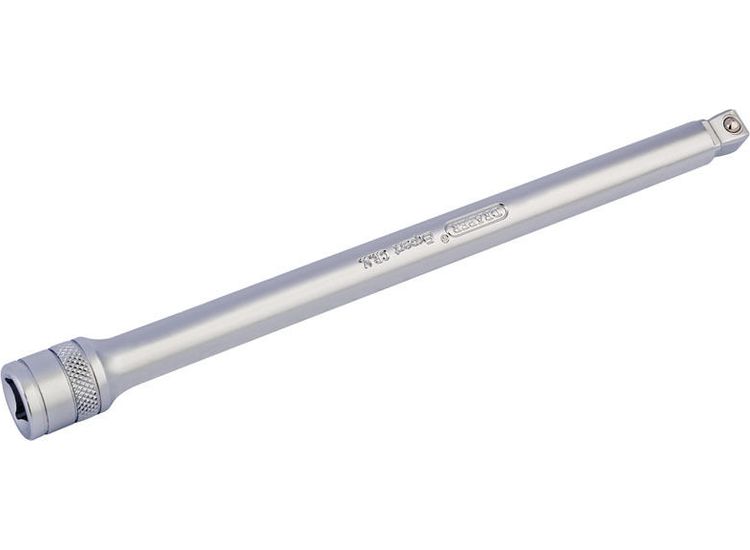Draper 16745 3/8" Sq. Dr. Satin Chrome Wobble Extension Bar (200mm)