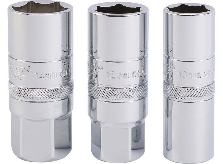 Draper 16784 1/2" Sq Dr Set of Spark Plug socket (3 Piece)