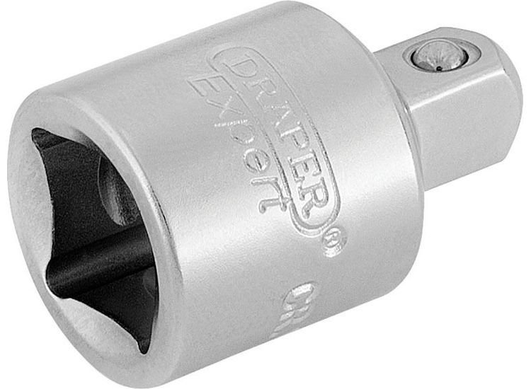 Draper 16803 3/8"(F) x 1/4"(M) Socket Converter