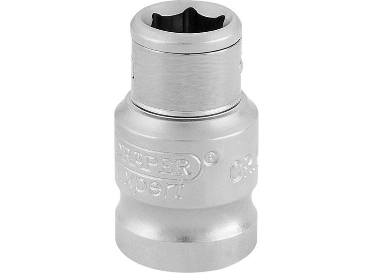 Draper 16809 3/8" Sq. Dr. x 1/4" Hexagon Screwdriver Bit Holding Socket