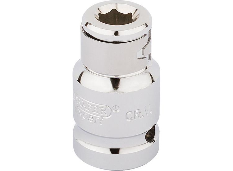 Draper 16810 1/2" Sq. Dr. x 5/16" Hexagon Screwdriver Bit Holding Socket