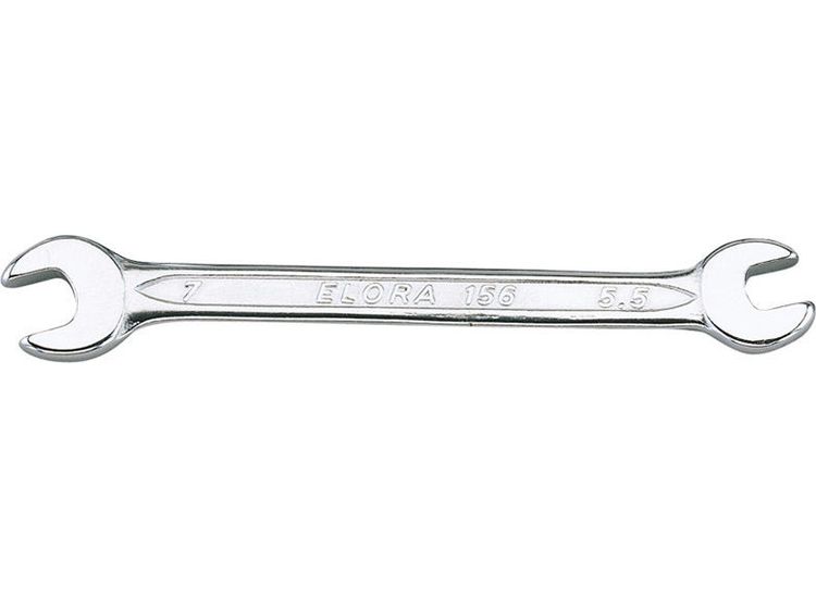 Elora 17026 5.5mm x 7mm Midget Double Open Ended Spanner