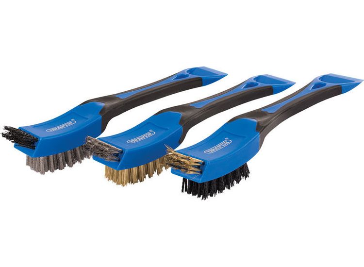 Draper 17186 Mini Wide Head Brush Set (3 Piece)