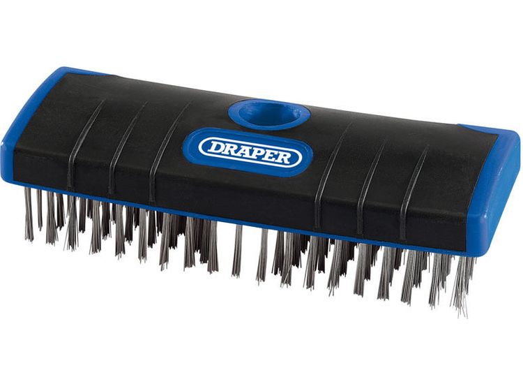 Draper 17189 Stainless Steel Bristle Scrub Brush (180mm)