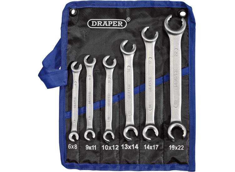 Draper 17759 Flare Nut Spanner Set (6 Piece)