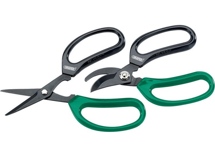 Draper 18299 Soft Grip Garden Scissor Set (2 Piece)