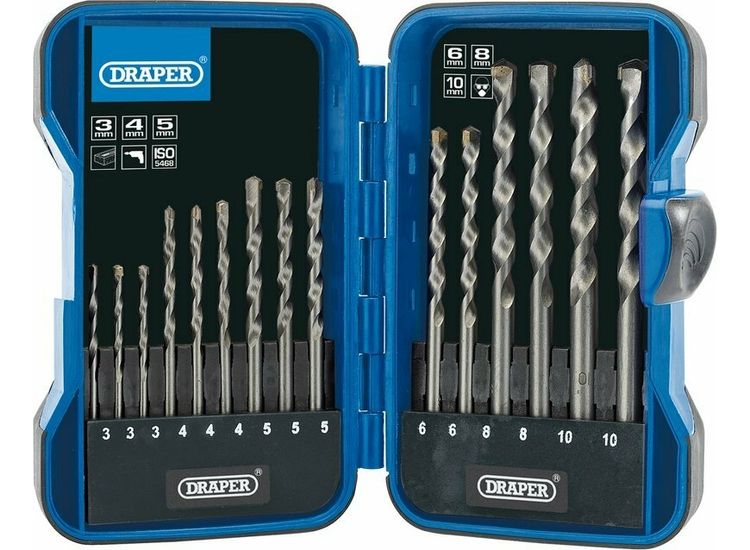 Draper 18550 Masonry Drill Bit Set (15 Piece)