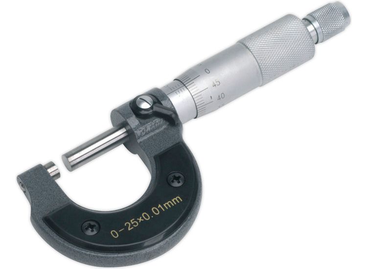 Sealey AK9630M External Micrometer 0-25mm