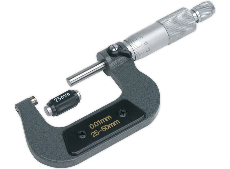 Sealey AK9632M External Micrometer 25-50mm
