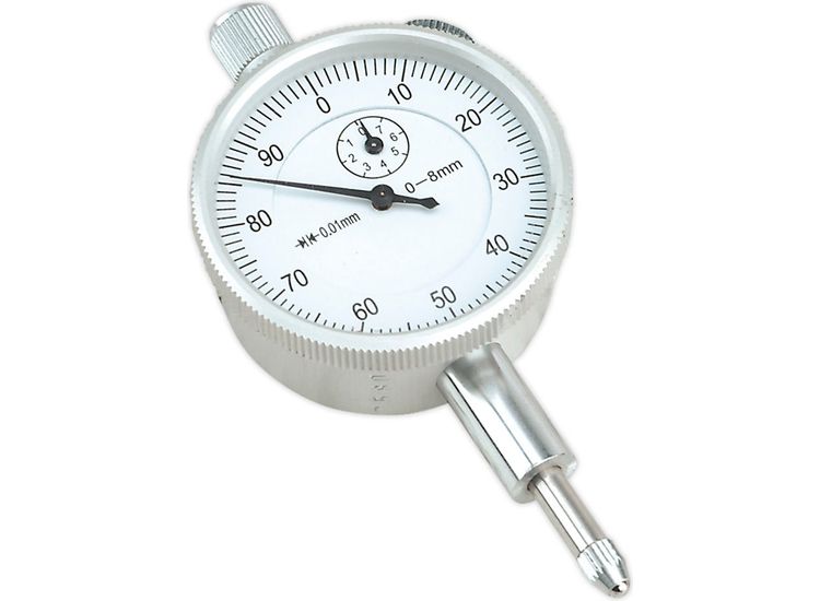 Sealey AK9634M Dial Gauge Metric 8mm Deflection