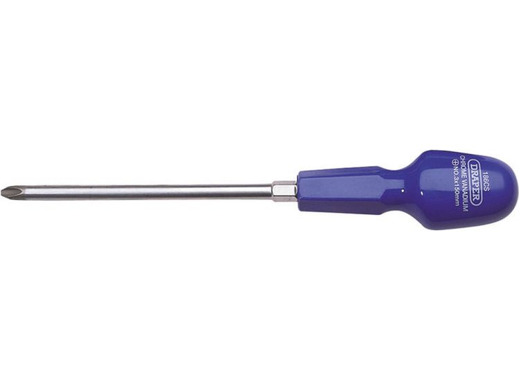 Draper 19506 No 3 x 150mm Cross Slot Cabinet Pattern Screwdriver (Sold Loose)