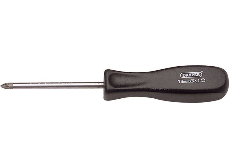 Draper 19535 PZ Type Mechanics Screwdriver (No 1 x 75mm)
