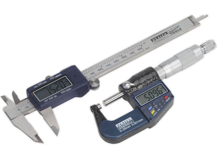 Sealey AK9637D Digital Measuring Set 2pc