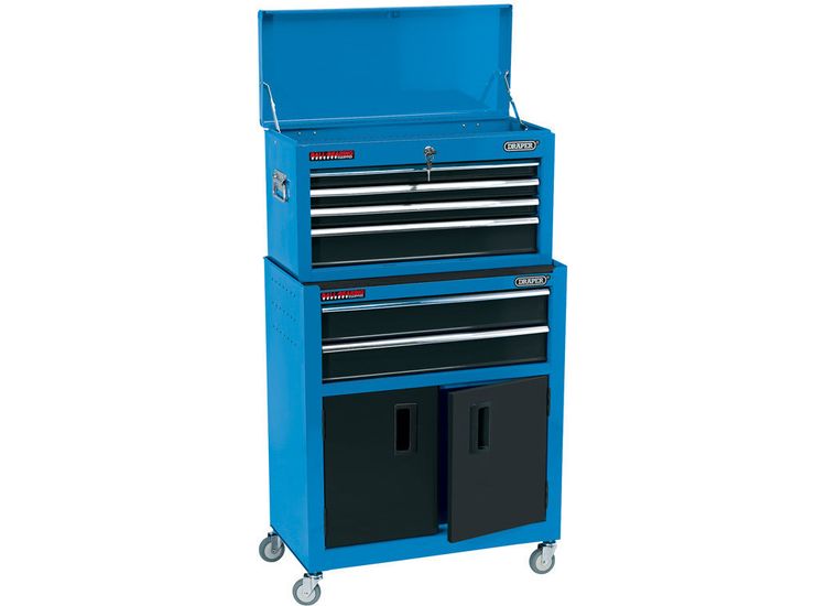 Draper 19563 24" Combined Roller Cabinet and Tool Chest (6 Drawer)