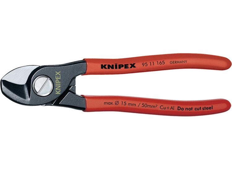 Draper 19590 Knipex 95 11 165 SBE 165mm Copper or Aluminium Only Cable Shear