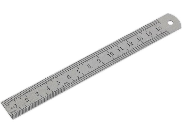 Sealey AK9640 Steel Rule 150mm/6"