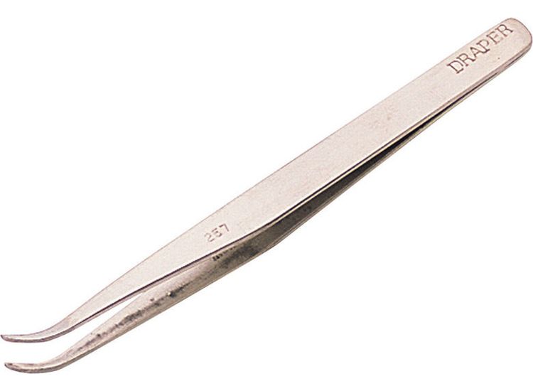 Draper 19672 120Mm Fine Point Curved Tweezers