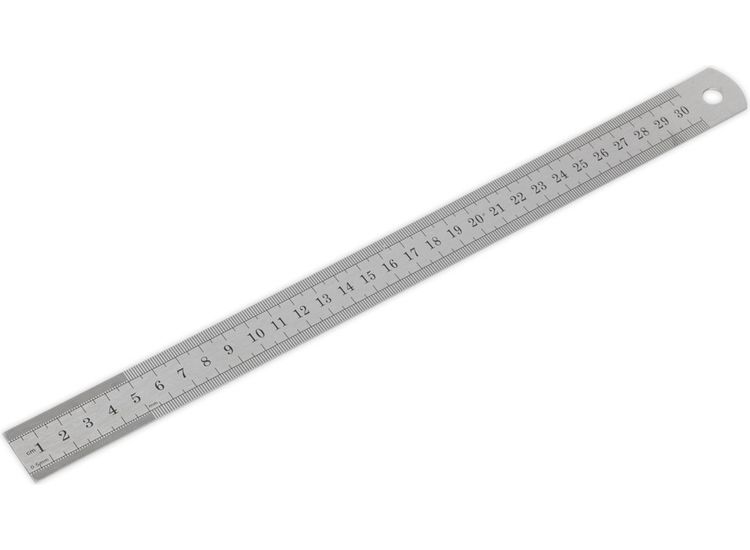 Sealey AK9641 Steel Rule 300mm/12"
