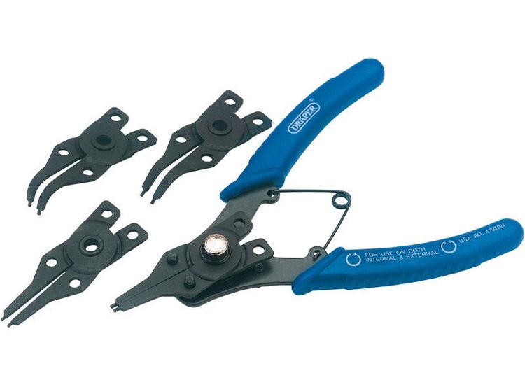 Draper 19735 165mm Circlip Pliers Set (5 Piece)