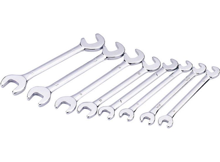 Draper 19754 Metric Midget Open End Spanner Set (8 Piece)