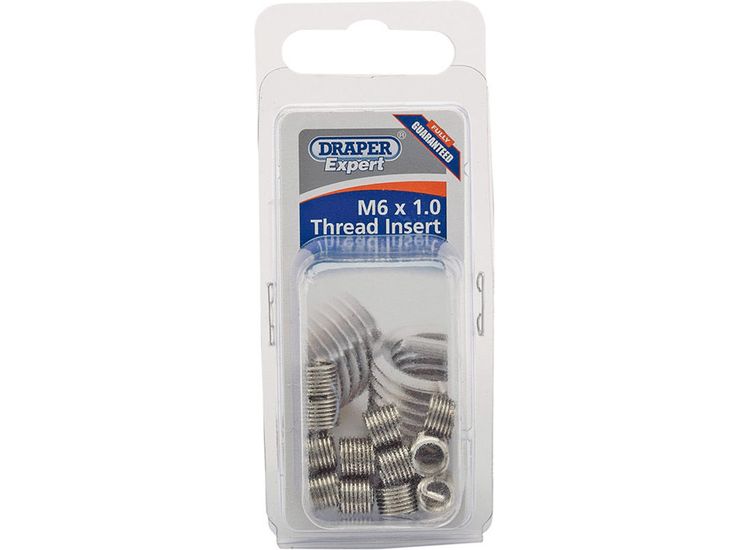 Draper 21708 M6 x 1.0 Metric Thread Insert Refill Pack (12)