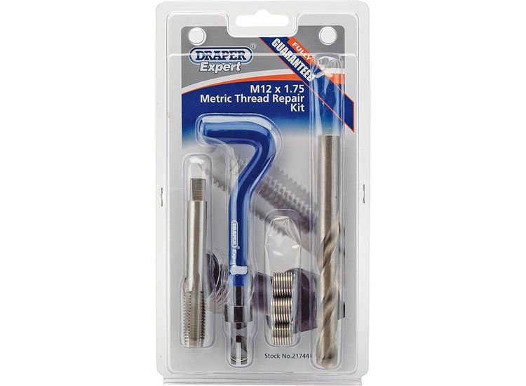 Draper 21744 M12 x 1.75 Metric Thread Repair Thread Kit