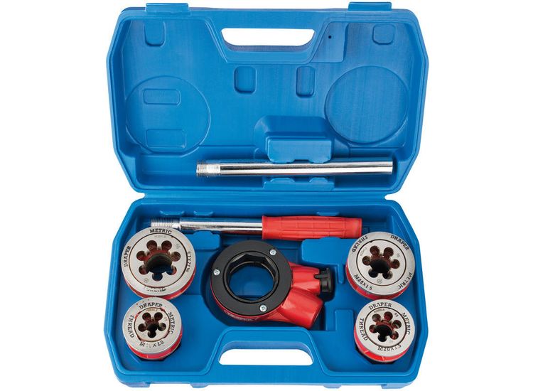 Draper 22496 Metric Ratchet Pipe Threading Kit (7 Piece)