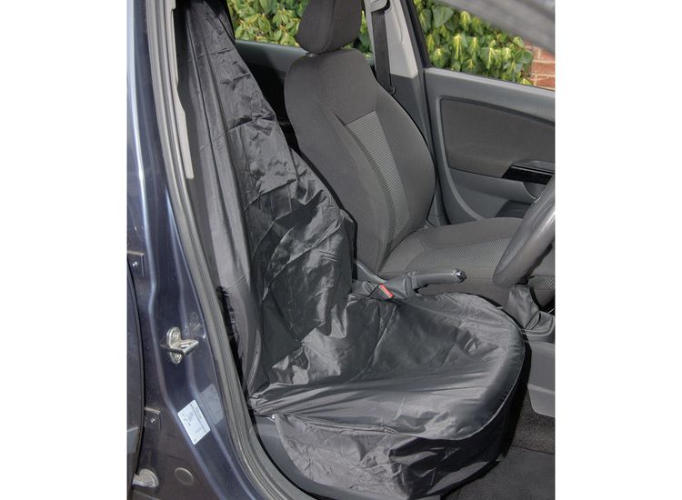 Draper 22596 Side Airbag Compatible Polyester Front Seat Cover
