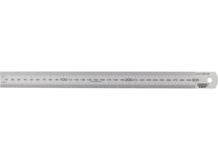 Draper 22671 300mm 12" Stainless Steel Rule