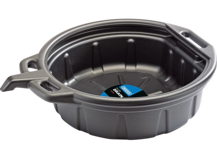 Draper 23258 16L Fluid Drain Pan - Black