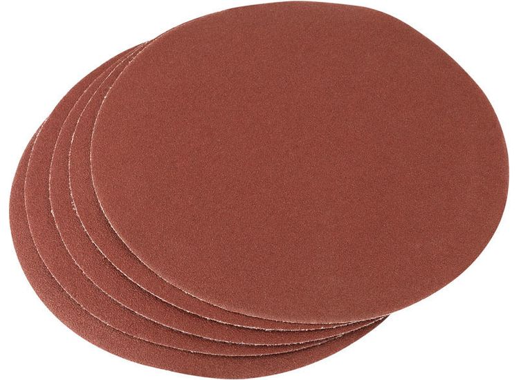 Draper 23358 Five 200mm 100 Grit Hook and Eye Backed Aluminium Oxide
