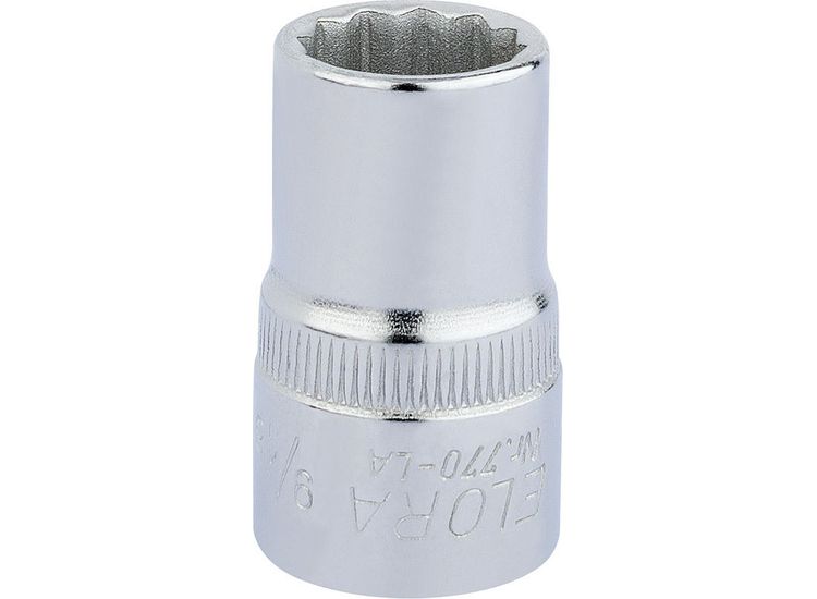 Elora 24369 9/16" 1/2" Sq. Dr. Bi-Hexagon Socket