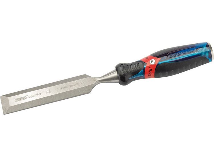 Draper 24409 28mm Soft Grip 'Pound Thru' Bevel Edge Wood Chisel