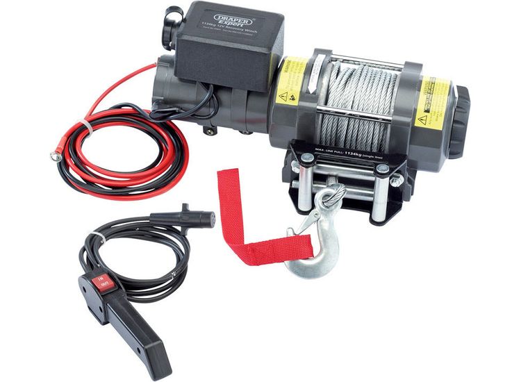 Draper 24441 1134kg 12V Recovery Winch