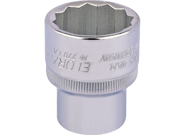 Elora 24476 1" 1/2" Sq. Dr. Bi-Hexagon Socket