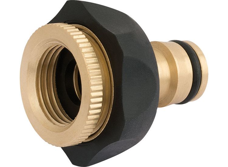 Draper 24646 Brass and Rubber Tap Connector (1/2" - 3/4")
