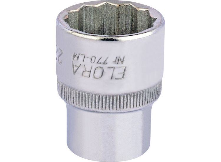 Elora 24682 23mm 1/2" Sq. Dr. Bi-Hexagon Socket