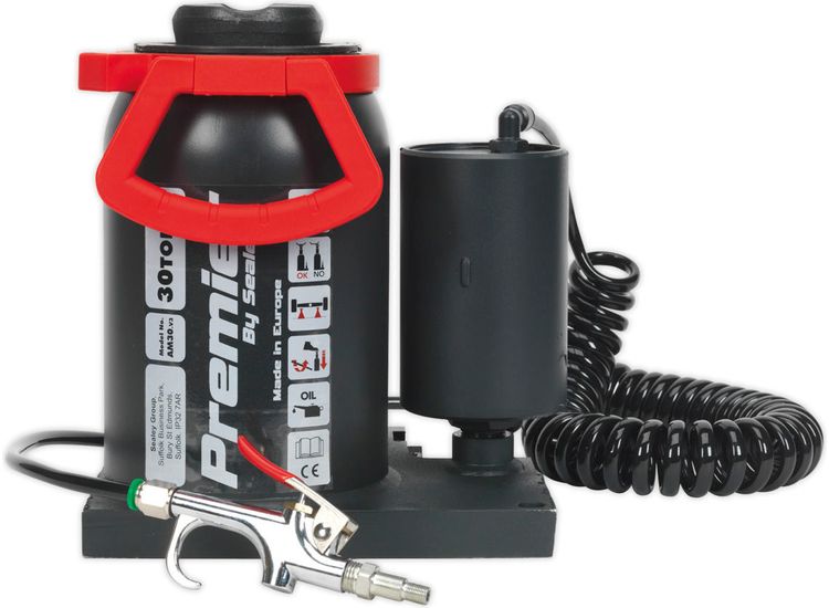 Sealey AM30 Bottle Jack 30tonne Manual/Air Hydraulic